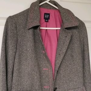 GAP lined Wool pea coat